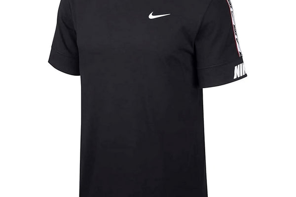 Nike Mens NSW Repeat Black T-Shirt Nike Mens NSW Repeat Black T-Shirt