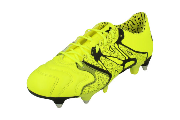 Adidas X 15.1 SG Leather Mens Football Boots  - Yellow Black B26973 - Photo 0 Adidas X 15.1 SG Leather Mens Football Boots  - Yellow Black B26973 - Photo 0