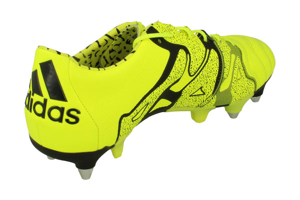 Adidas X 15.1 SG Leather Mens Football Boots  - Yellow Black B26973 - Photo 0 Adidas X 15.1 SG Leather Mens Football Boots  - Yellow Black B26973 - Photo 0