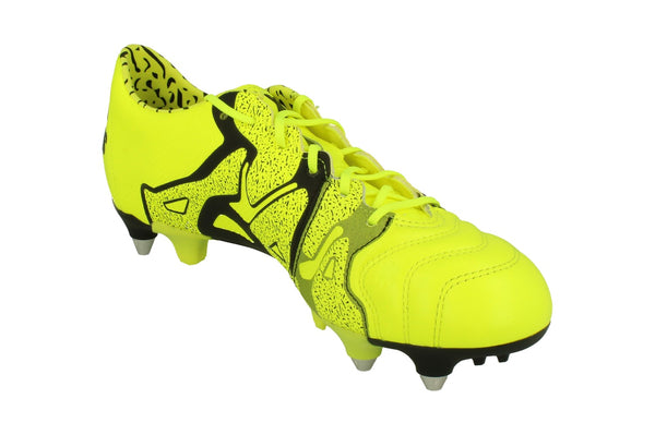 Adidas X 15.1 SG Leather Mens Football Boots  - Yellow Black B26973 - Photo 0 Adidas X 15.1 SG Leather Mens Football Boots  - Yellow Black B26973 - Photo 0