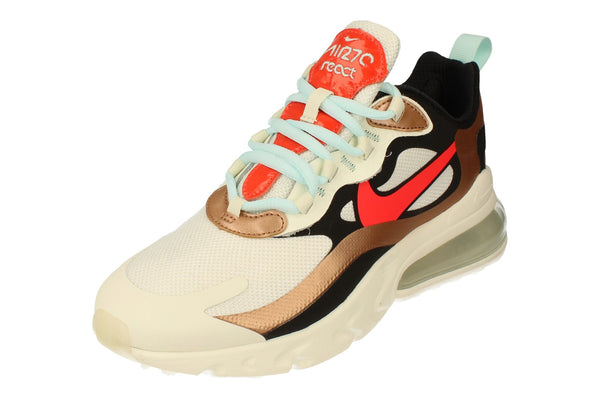 Nike Air Max 270 React Womens Ct3428  100 - Sail Black Metalllic Red 100 - Photo 0 Nike Air Max 270 React Womens Ct3428  100 - Sail Black Metalllic Red 100 - Photo 0