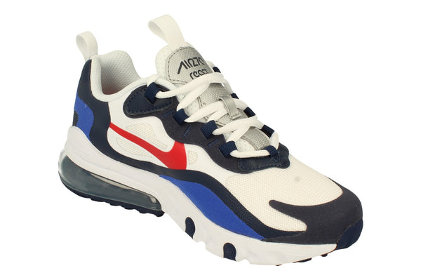 Nike Air Max 270 React GS CZ5582  100 - White University Red 100 - Photo 0 Nike Air Max 270 React GS CZ5582  100 - White University Red 100 - Photo 0