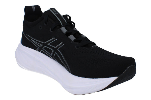 Asics Gel-Nimbus 26 Mens Running Trainers 1011B794 001 - Black Graphite Grey 001 - Photo 0