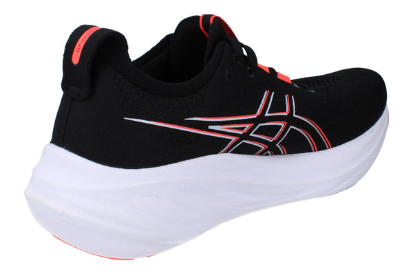 Asics Gel-Nimbus 26 Mens Running Trainers 1011B794 Shoes  003 - Black True Red 003 - Photo 0