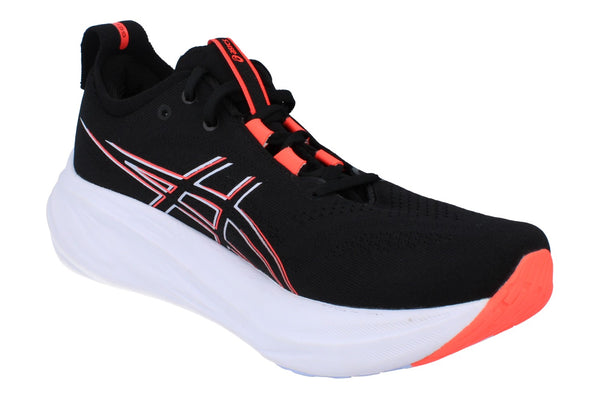 Asics Gel-Nimbus 26 Mens Running Trainers 1011B794 Shoes  003 - Black True Red 003 - Photo 0
