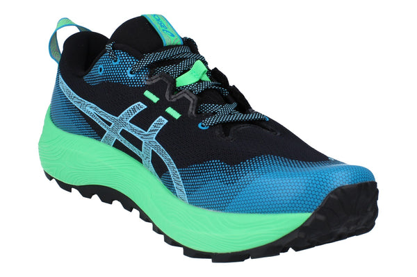 Asics Gel-Trabuco 12 Mens Running Trainers 1011B799 Shoes  002 - Black Bright Cyan 002 - Photo 0