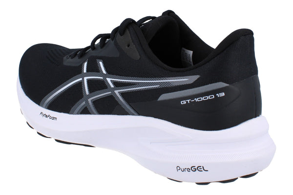 Asics Gt-1000 13 Mens Running Trainers 1011B858 Shoes  003 - Black White 003 - Photo 0