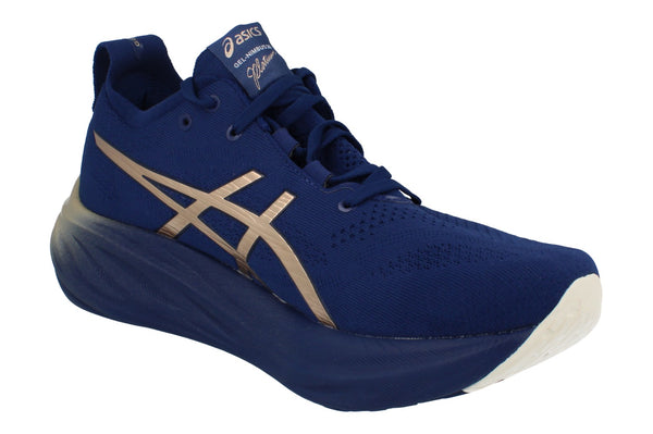Asics Gel-Nimbus 26 Platinum Mens Trainers 1011B946 400 - Blue Expanse Champagne 400 - Photo 0