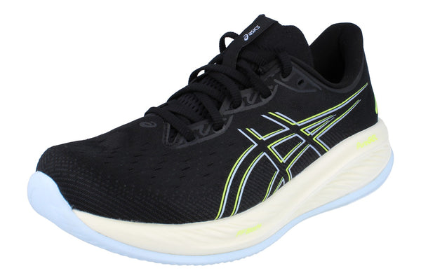 Asics Gel-Cumulus 26 Womens Running Trainers 1012B599 Shoes  006 - Black Safety Yellow 006 - Photo 0
