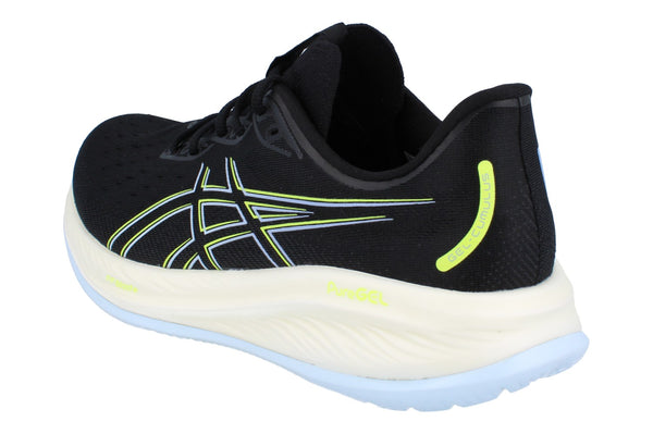 Asics Gel-Cumulus 26 Womens Running Trainers 1012B599 Shoes  006 - Black Safety Yellow 006 - Photo 0
