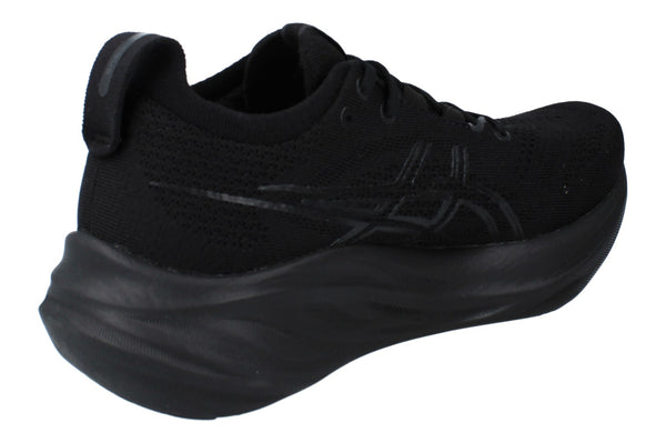 Asics Gel-Nimbus 26 Womens Running Trainers 1012B601 Shoes  002 - Black Black 002 - Photo 0