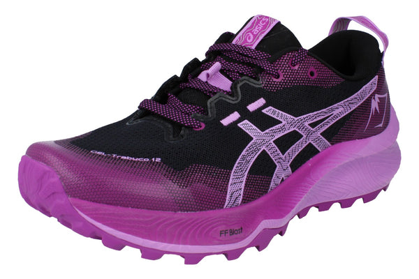 Asics Gel-Trabuco 12 Womens Running Trainers 1012B605 Shoes  002 - Black Lavendar Glow 002 - Photo 0
