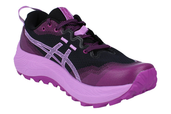 Asics Gel-Trabuco 12 Womens Running Trainers 1012B605 Shoes  002 - Black Lavendar Glow 002 - Photo 0