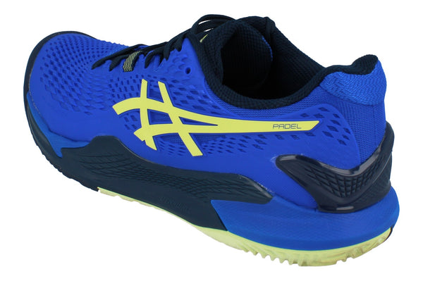 Asics Gel-Resolution 9 Padel Mens Trainers 1041A334 401 - Illusion Blue Glow Yellow 401 - Photo 0