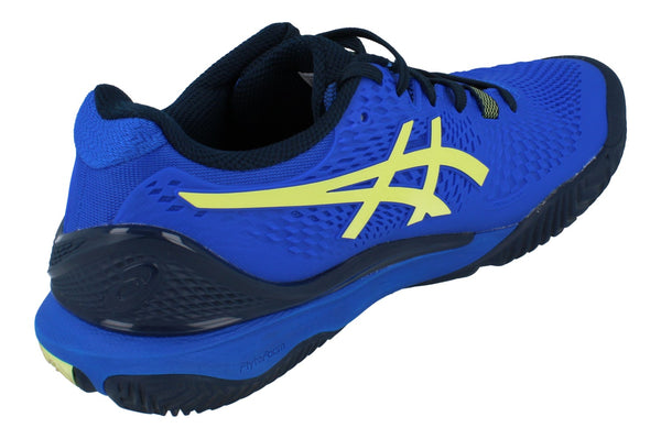 Asics Gel-Resolution 9 Padel Mens Trainers 1041A334 401 - Illusion Blue Glow Yellow 401 - Photo 0