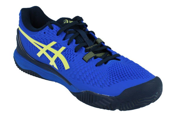 Asics Gel-Resolution 9 Padel Mens Trainers 1041A334 401 - Illusion Blue Glow Yellow 401 - Photo 0