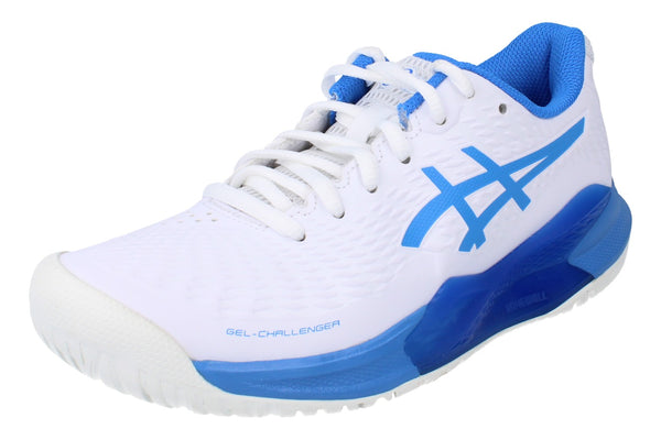Asics Gel-Challenger 14 Womens Tennis Shoes 1042A231 Trainers  103 - White Blue Coast 103 - Photo 0