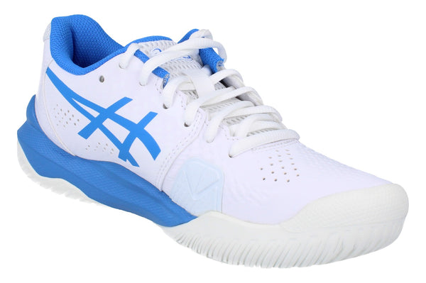 Asics Gel-Challenger 14 Womens Tennis Shoes 1042A231 Trainers  103 - White Blue Coast 103 - Photo 0