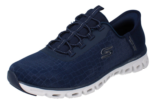 Skechers Hands Free Slip-Ins Glide Step - Prism Womens Trainers 104576 Shoes  NVY - Navy NVY - Photo 0