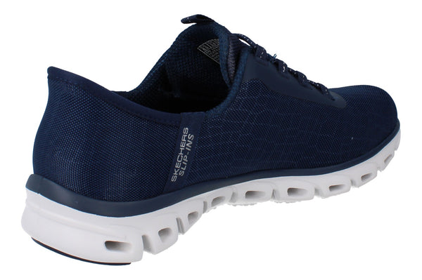 Skechers Hands Free Slip-Ins Glide Step - Prism Womens Trainers 104576 Shoes  NVY - Navy NVY - Photo 0