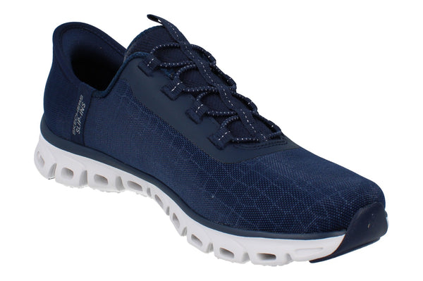 Skechers Hands Free Slip-Ins Glide Step - Prism Womens Trainers 104576 Shoes  NVY - Navy NVY - Photo 0