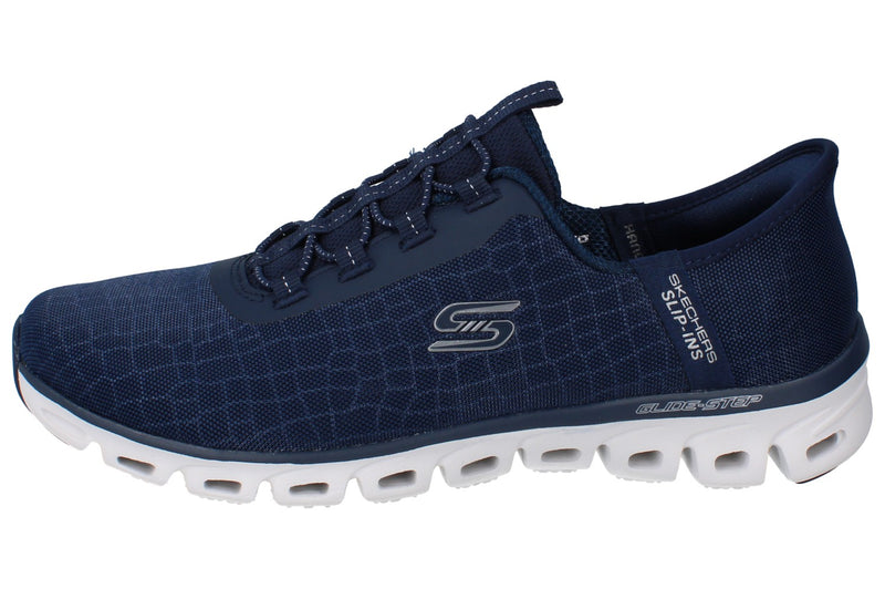 Skechers Hands Free Slip-Ins Glide Step - Prism Womens Trainers 104576 Shoes  NVY