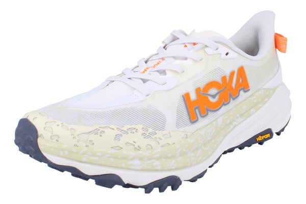 Hoka One Speedgoat 6 Mens Running 1147791 Shoes  WNG - Cream Grey Orange WNG - Photo 0