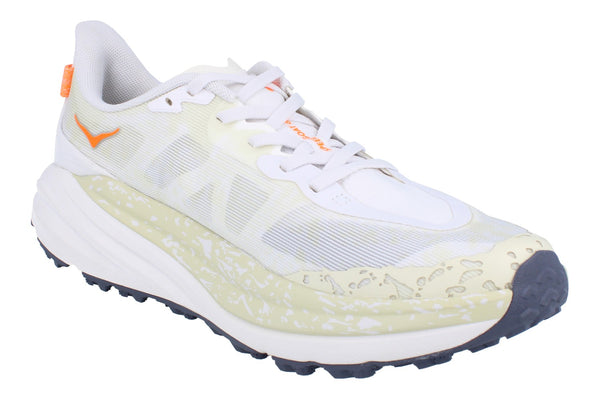 Hoka One Speedgoat 6 Mens Running 1147791 Shoes  WNG - Cream Grey Orange WNG - Photo 0
