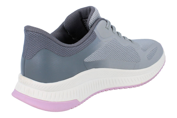 Skechers Hands Free Slip-Ins Bobs Squad 4 - Staple Look Womens Trainers 117624 Shoes  GYMT - Gray Multi GYMT - Photo 0
