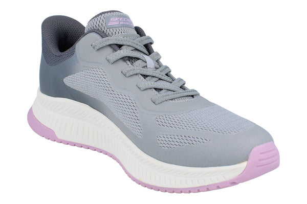 Skechers Hands Free Slip-Ins Bobs Squad 4 - Staple Look Womens Trainers 117624 Shoes  GYMT - Gray Multi GYMT - Photo 0