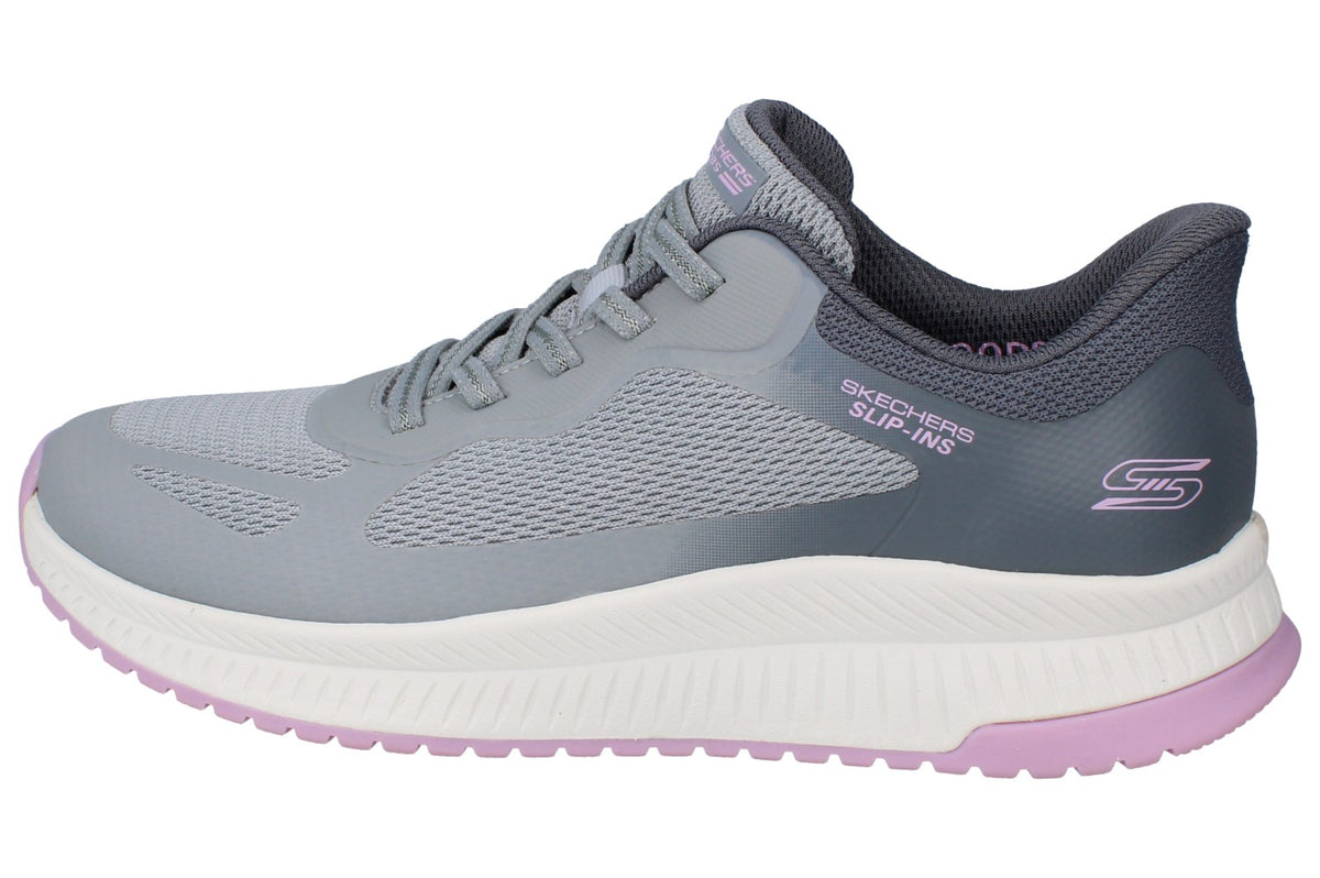 Skechers Hands Free Slip-Ins Bobs Squad 4 - Staple Look Womens Trainers 117624 Shoes  GYMT