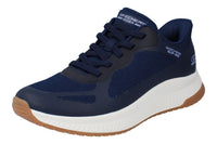 Skechers Hands Free Slip-Ins Bobs Squad 4 - Staple Look Womens Trainers 117624 Shoes  NVY