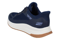 Skechers Hands Free Slip-Ins Bobs Squad 4 - Staple Look Womens Trainers 117624 Shoes  NVY
