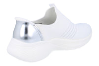 Skechers Hands Free Slip Ins Bobs Infinity - Delicate Vision Womens Trainers 117631 Shoes  W
