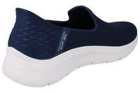 Skechers Slips Ins Go Walk Flex - Relish Womens Trainers 124963 Shoes  NVY