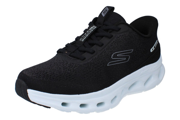 Skechers Hands Free Slip-Ins Go Walk Glide Step 2.0- Nessa Womens Trainers 125124 Shoes  BKLB - Black Light Blue BKLB - Photo 0