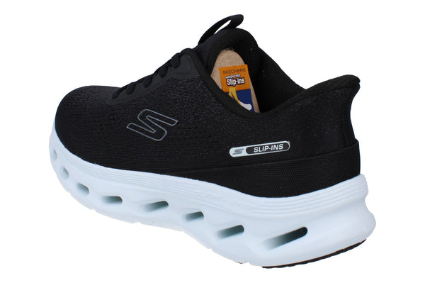 Skechers Hands Free Slip-Ins Go Walk Glide Step 2.0- Nessa Womens Trainers 125124 Shoes  BKLB - Black Light Blue BKLB - Photo 0