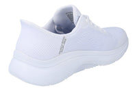 Skechers Slip Ins Go Walk Arch Fit 2.0 - Valencia Womens Trainers 125319 Shoes  WHT