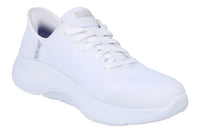 Skechers Slip Ins Go Walk Arch Fit 2.0 - Valencia Womens Trainers 125319 Shoes  WHT