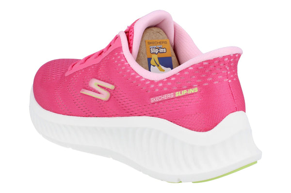 Skechers Hands Free Slip-Ins Go Walk Now - Khloe Womens Trainers 125643 Shoes  HPK - Hot Pink HPK - Photo 0