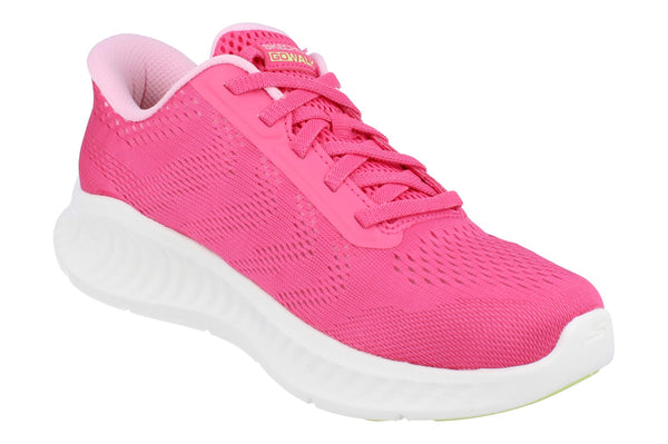 Skechers Hands Free Slip-Ins Go Walk Now - Khloe Womens Trainers 125643 Shoes  HPK - Hot Pink HPK - Photo 0