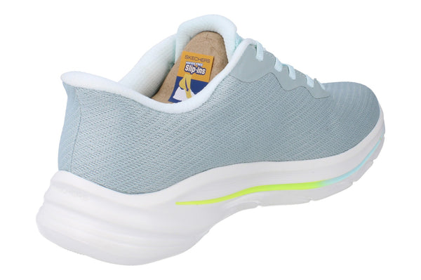 Skechers Hands Free Slip-Ins Go Walk 8 - Nadia Womens Trainers 125925 Shoes  SAGE - Sage SAGE - Photo 0
