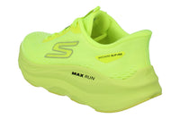 Skechers Max Run Womens Trainers 129200 Shoes  LIME