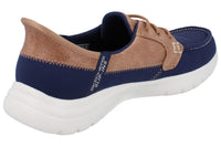Skechers Slip Ins On The Go Flex - Palmilla Womens Trainers 136536 Shoes  NVY