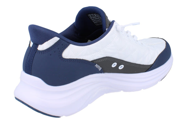 Skechers Hands Free Slip-Ins Contour Foam Womens Trainers 150404 Shoes  WNV - White Navy WNV - Photo 0