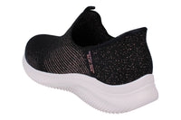 Skechers Hands Free Slip-Ins Ultra Flex 4.0 Midnight Sparkle Womens Shoes 150805 Trainers  BKRG