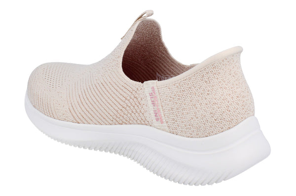 Skechers Hands Free Slip-Ins Ultra Flex 4.0 Midnight Sparkle Womens Shoes 150805 Trainers  NTGD - Natural Gold NTGD - Photo 0