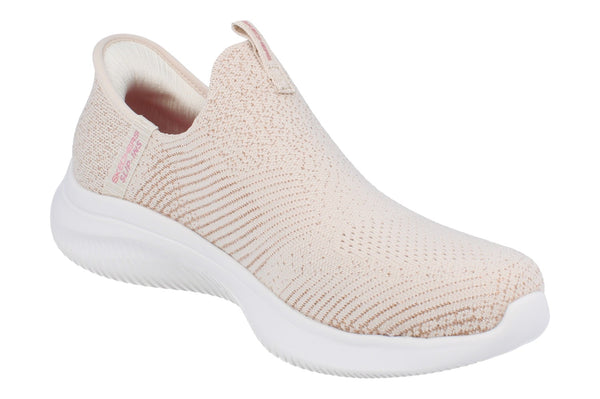 Skechers Hands Free Slip-Ins Ultra Flex 4.0 Midnight Sparkle Womens Shoes 150805 Trainers  NTGD - Natural Gold NTGD - Photo 0