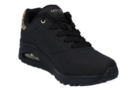 Skechers Street Los Angeles Uno Jungle Nite Womens Trainers 177093 Shoes  BBK