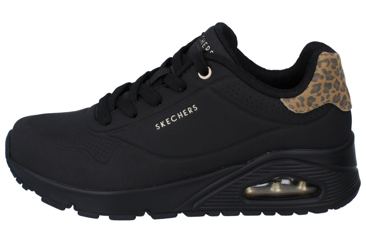 Skechers Street Los Angeles Uno Jungle Nite Womens Trainers 177093 Shoes  BBK